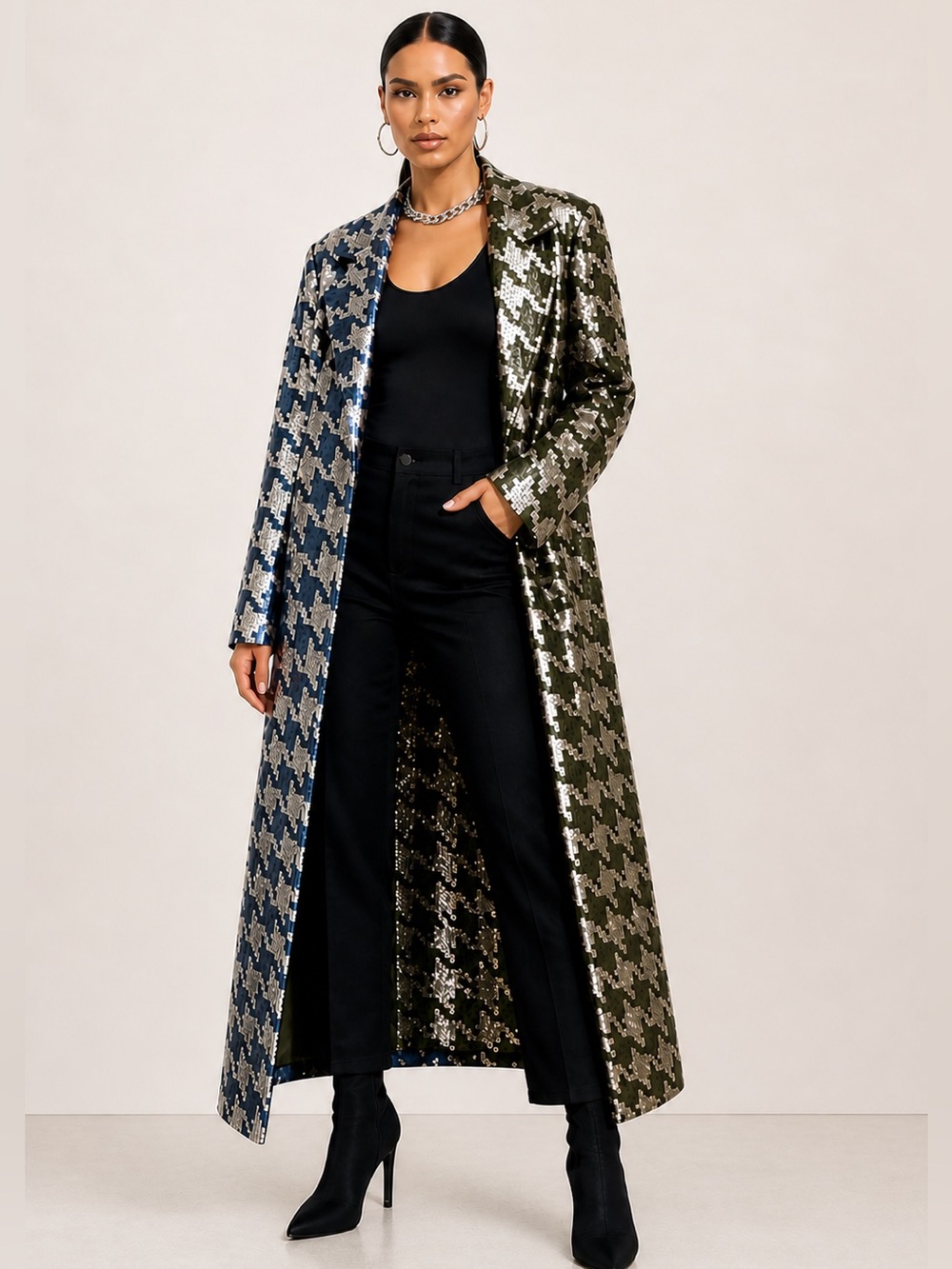 Beyoncé Ivy Park x Adidas Halls of Ivy Sequin Trench Coat Small Sold Out
